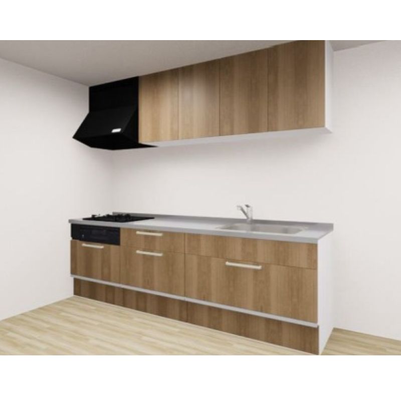 クリナップシステムキッチン値下げしました クリナップ システムキッチン ラクエラ 下台のみ W2550 スライド収納