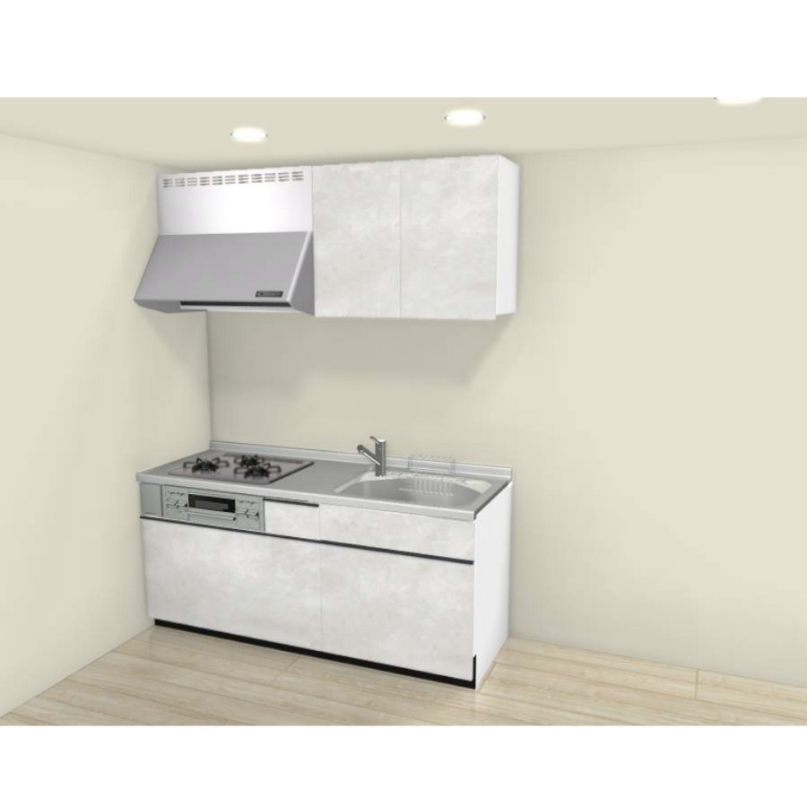 キッチン　2100✖️600 高さ840 LIXIL システムキッチン シエラS I型 間口1800mm 基本プラン収納 扉