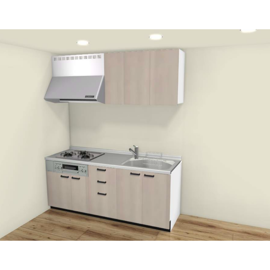 LIXIL システムキッチン シエラS I型 間口1950mm 開き扉 扉グループ1