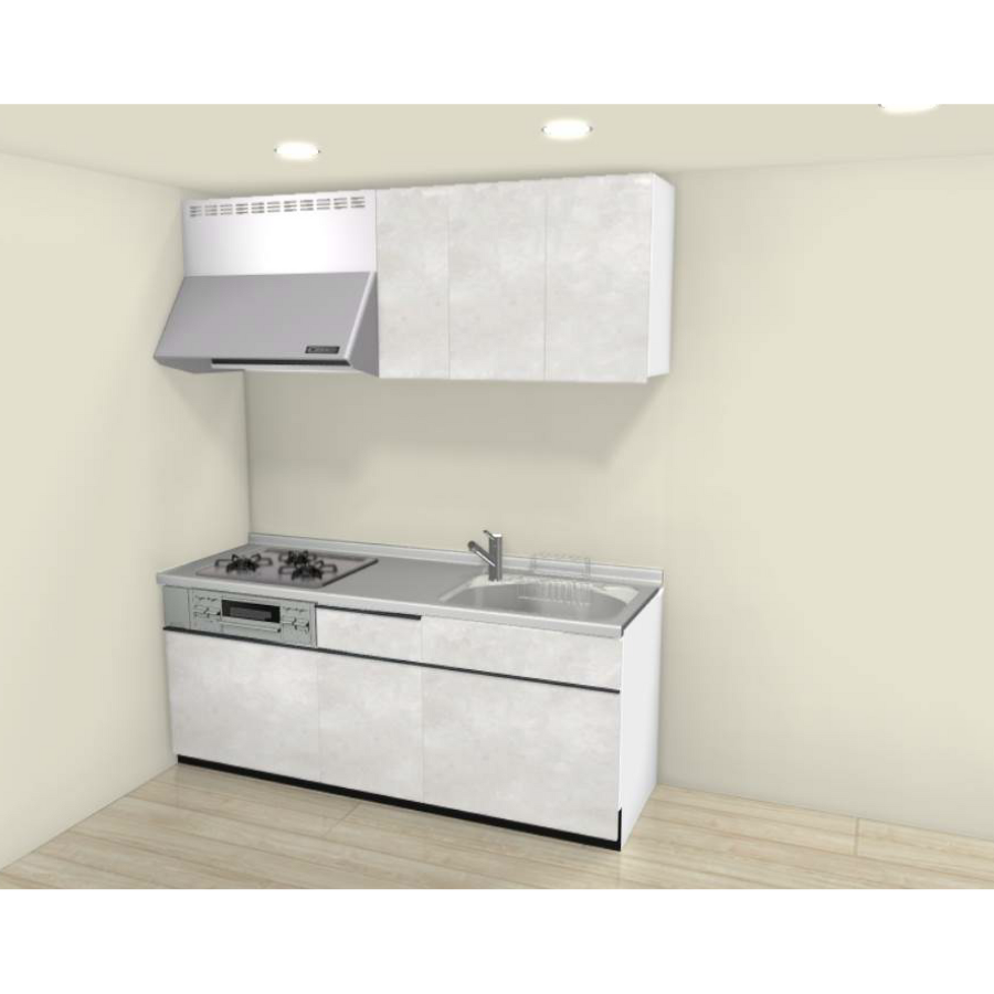 LIXIL システムキッチン シエラS I型 間口1950mm 基本プラン収納 扉