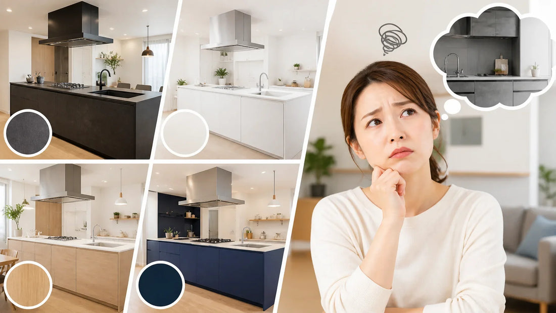入居後に違和感？キッチンの色で後悔した4色の事例と回避策