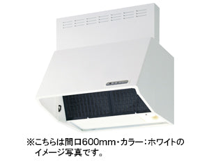 富士工業 レンジフード シロッコファン<br>●間口600mm<br>BDR-3HLD-601 BK/W/SI<br>BDR-3HLD-6017 BK/W/SI