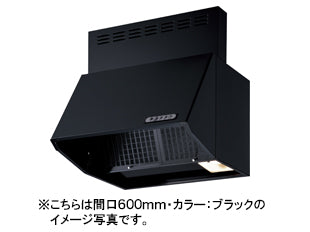 富士工業 レンジフード シロッコファン<br>●間口600mm<br>BDR-3HLJ-601 BK/W/SI