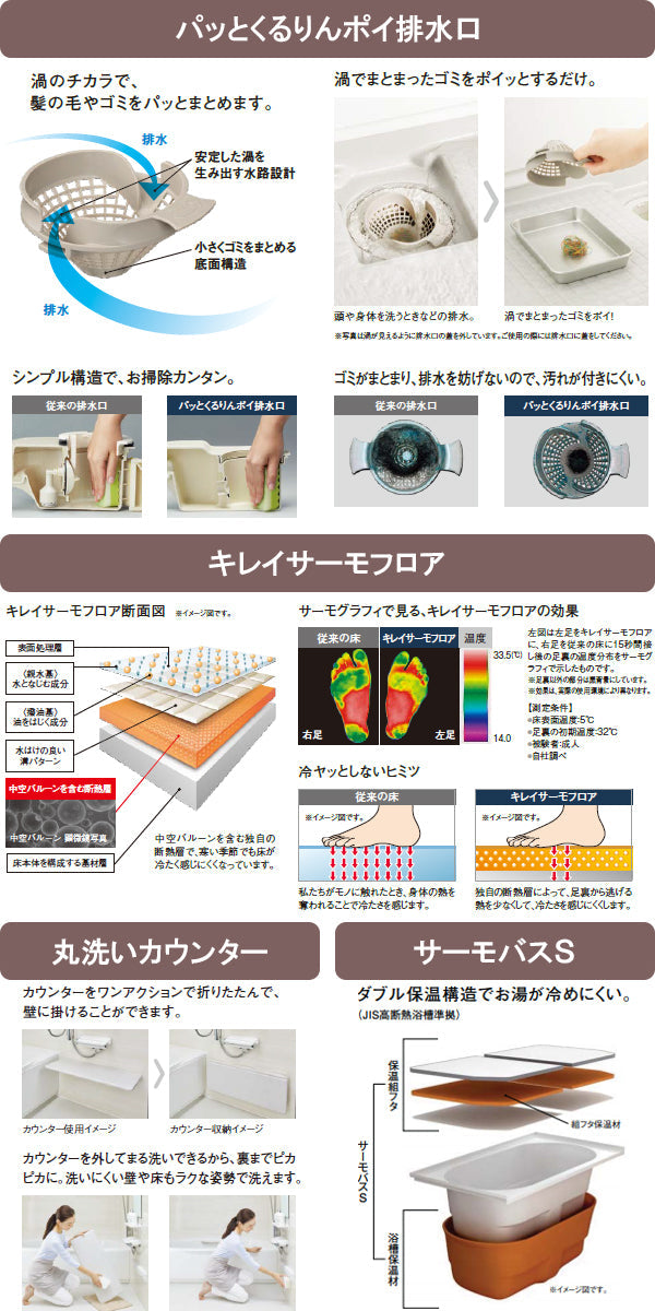 【激安セール特価68％オフ!!】<br>LIXIL リクシル システムバス リデア(アライズ後継品)<br>●1616タイプ(浴室内寸法1600×1600mm)<br>●Mタイプ<br>●サーモバス<br>BDUS-1616LBM