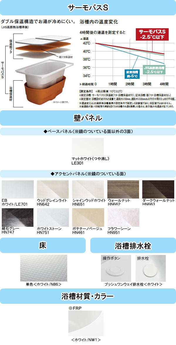 【納期遅延解消】LIXIL リクシル システムバス リノビオP<br>●1216タイプ(浴室内寸法1200×1600mm)ユニットバス<br>●Pタイプ<br>BKW-1216LBP<br>マンション・アパート・賃貸向け