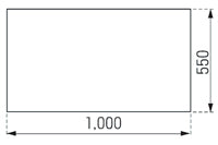 ドルフィン ブロックキッチン Bシリーズ<br>BN1000G ●コンロ台<br>●間口1000mm●奥行550mm<br>●開き扉●扉カラー：全3色<br>賃貸アパート､公団住宅に最適です