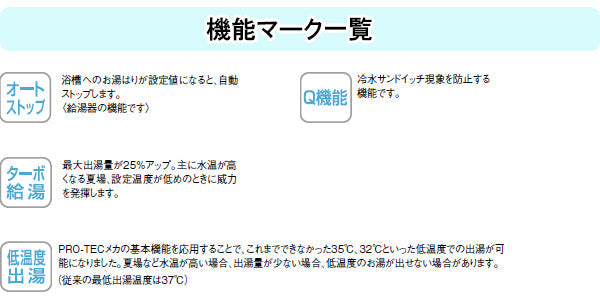 ノーリツ ガス給湯器<br>ユコアGQ-WX エコジョーズ<br>20号 屋外壁掛け形(PS標準設置形) 給湯専用オートストップ<br>GQ-C2032WX BL