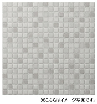 日本デコラックス モザイコ トレリス(8mm角タイル柄) キッチンパネル GX-3913LT エンボス仕様 スノーグレー ●サイズ3mm×910mm×1820mm (3×6版)