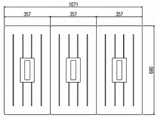 LIXIL(リクシル) 風呂フタ<br>TWB-100