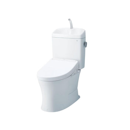 TOTO トイレ ピュアレストQR<br>●手洗い付き<br>●大4.8L、小3.6L<br>●床排水 排水芯固定200mm<br>CS232B+SH233BA