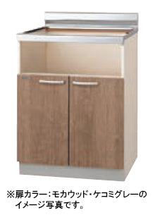 クリナップ キッチン すみれ<br>【ビルトインコンロ専用 ※配管スペースなし】<br>●コンロ台　●間口60cm <br>●奥行き55cm 高さ80cm バックガード高さ9cm<br>LAT-60KB・L4B-60KB