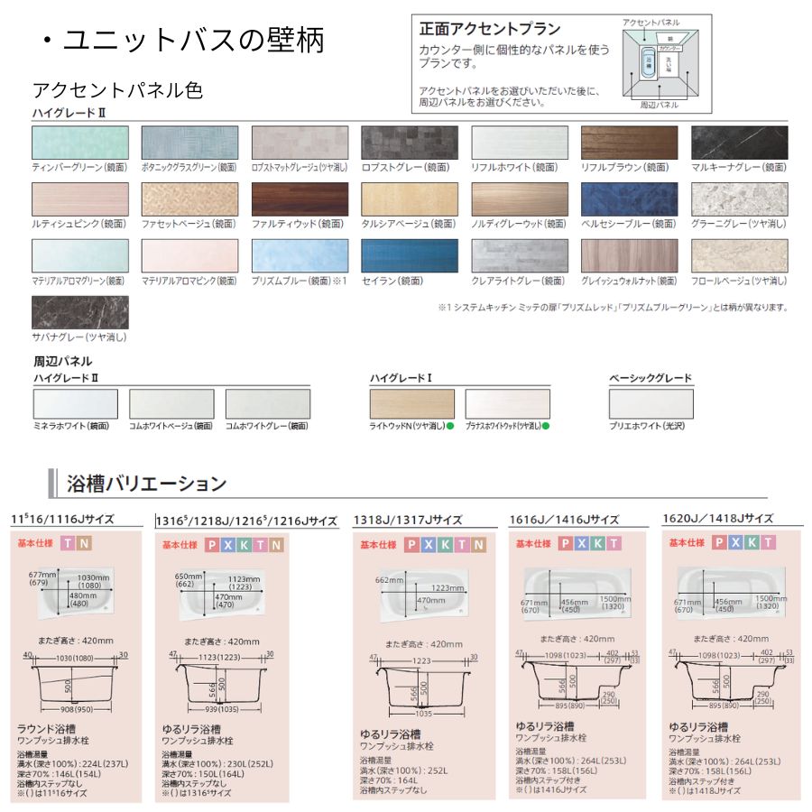 TOTO リモデルバスルームWYシリーズ Nタイプ 1318サイズ(内寸1300×1600ミリ) WYV1318JN ユニットバス